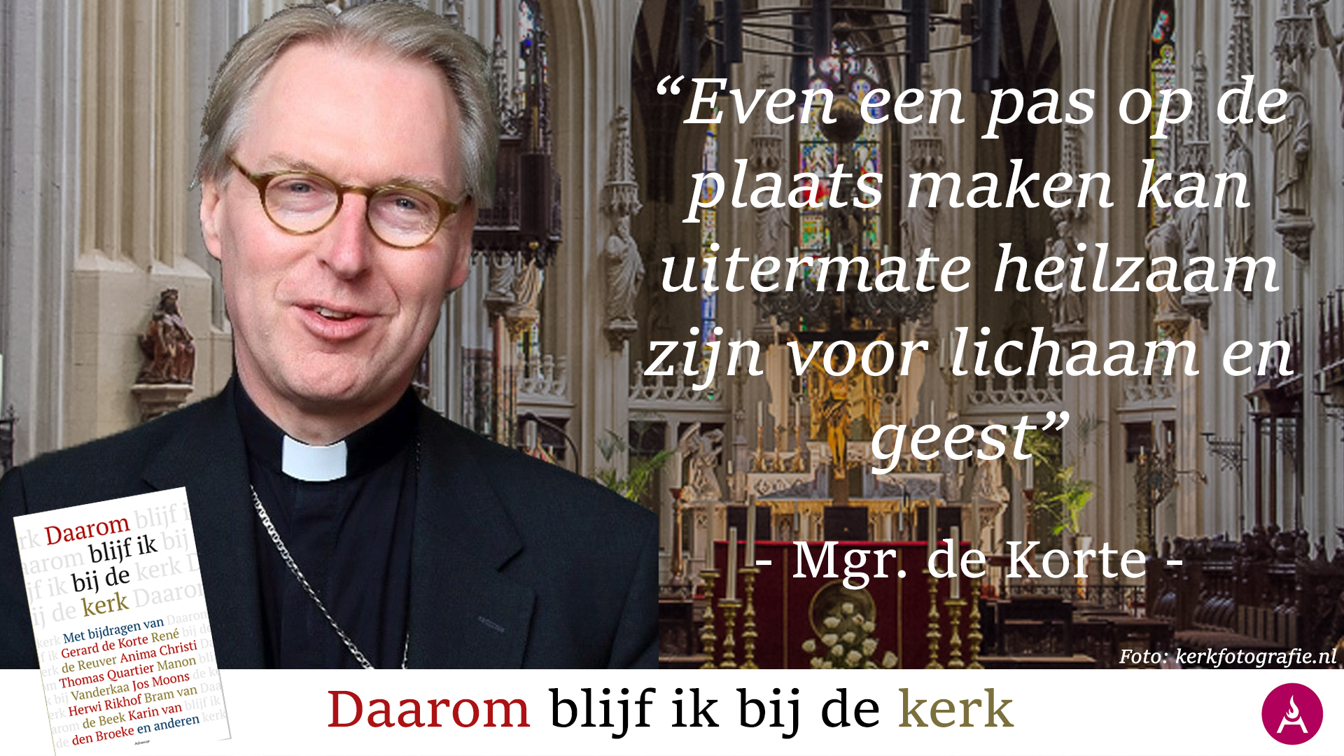 Bisschop De Korte: Daarom blijf ik bij de Kerk! - Bisdom van 's